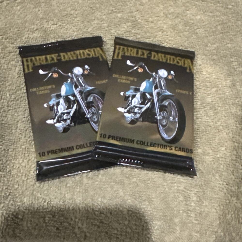 Harley Davidson Trading Cards Units Of 2 From 1992 Collection